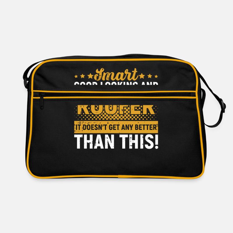 Bauarbeiter Dachdecker Geschenkidee Retro Tasche