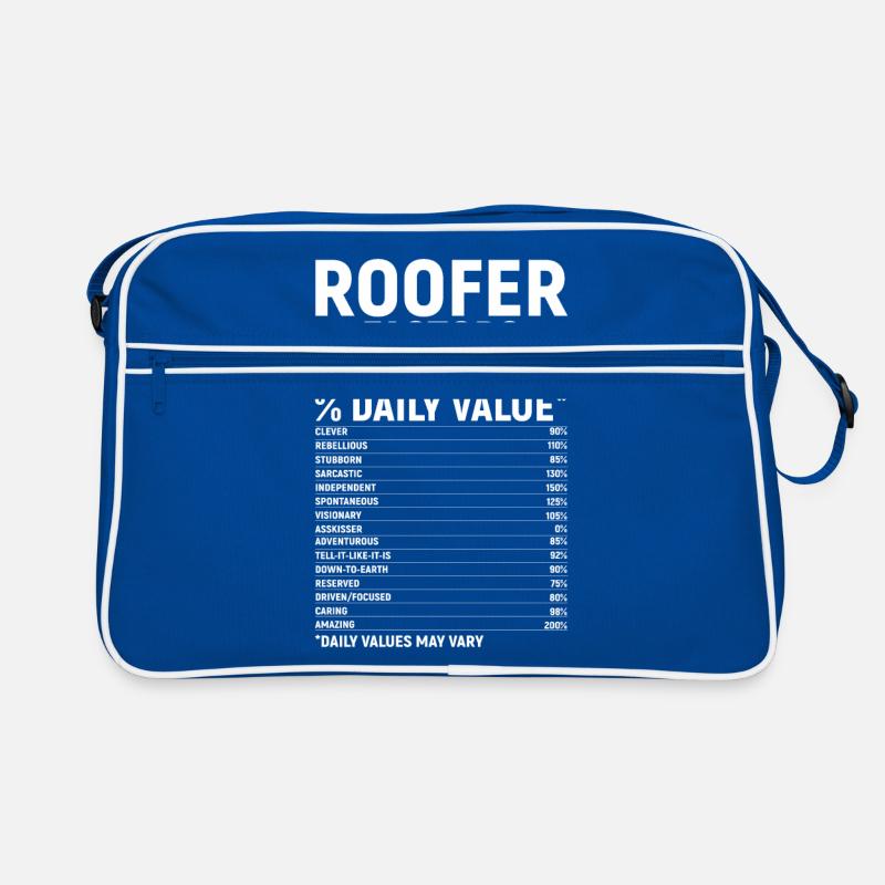 Bauarbeiter Dachdecker Geschenkidee Retro Tasche