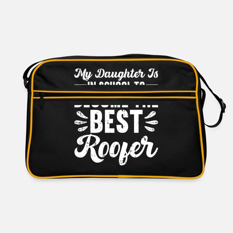 Bauarbeiter Dachdecker Geschenkidee Retro Tasche