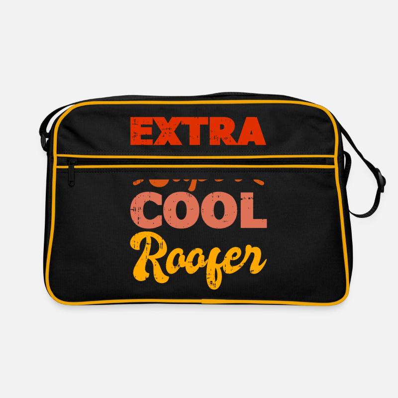 Bauarbeiter Dachdecker Geschenkidee Retro Tasche