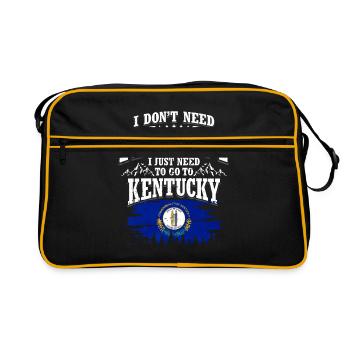 Kentucky - Retro Bag - black/gold - Front