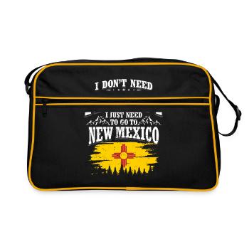 New Mexico - Retro Bag - black/gold - Front