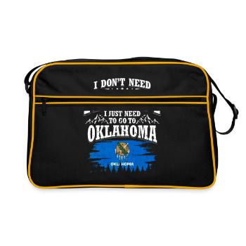 Oklahoma - Retro Bag - black/gold - Front