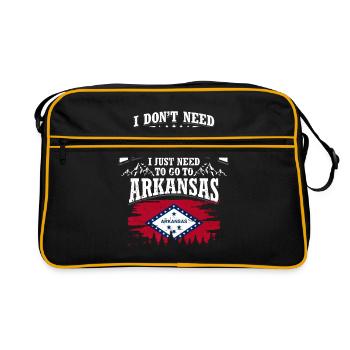 Arkansas - Sac Retro - noir/or - Devant