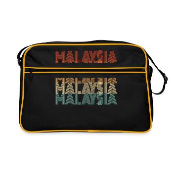 Malaisie - Sac Retro - noir/or - Devant