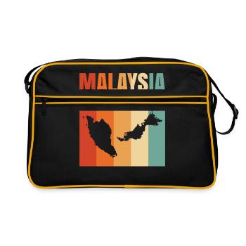 Malaisie - Sac Retro - noir/or - Devant