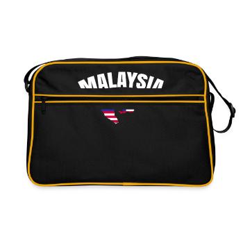 Malaisie - Sac Retro - noir/or - Devant