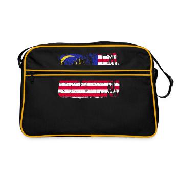 Malaisie - Sac Retro - noir/or - Devant