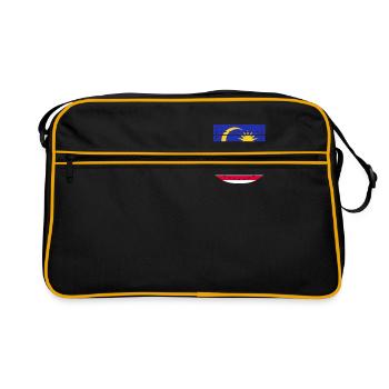 Malaisie - Sac Retro - noir/or - Devant