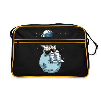 Bongo Drum Musical Instrument Astronaut Bongos - Retro Bag - black/gold - Front