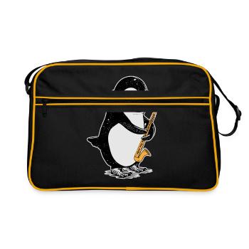 Clarinette basse Penguin Big Band Orchestre des enfants - Sac Retro - noir/or - Devant