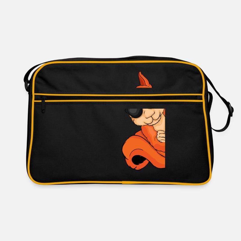 Eichhörnchen Geschenk Kinder Cooles Eichhörnchen Retro Tasche