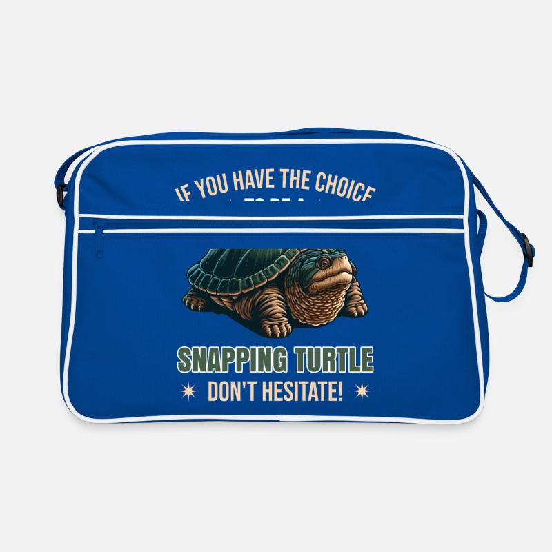 Alligator Snapping Turtle Spruch | Lustige Retro Tasche