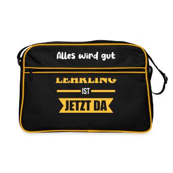 Everything will be fine, the apprentice is here now | - Retro Bag - black/gold - Front
