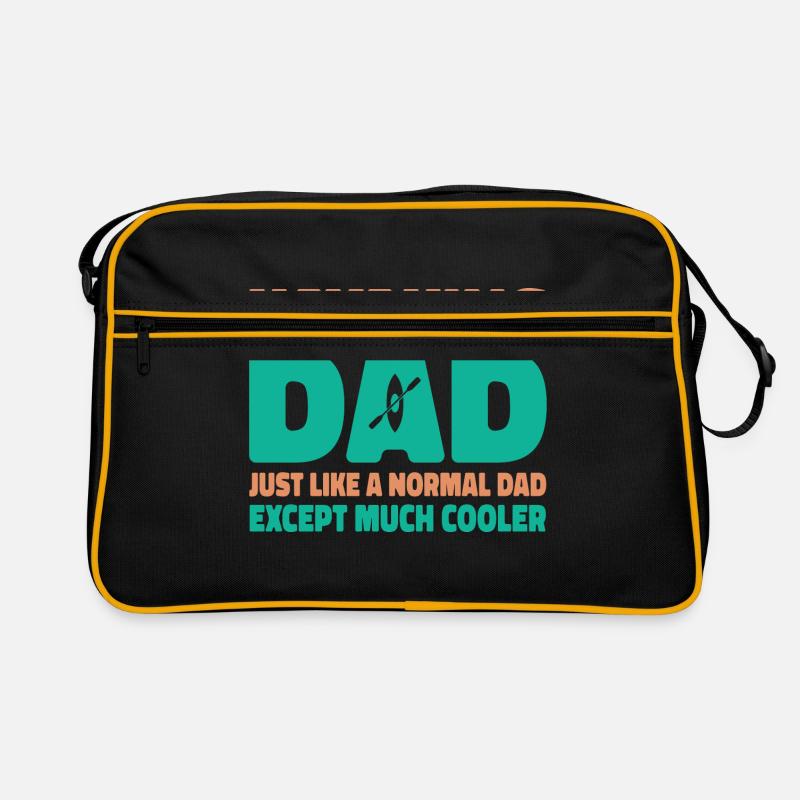 Kayaking Dad Just Like A Normal Dad Except Much Co Retro Tasche
