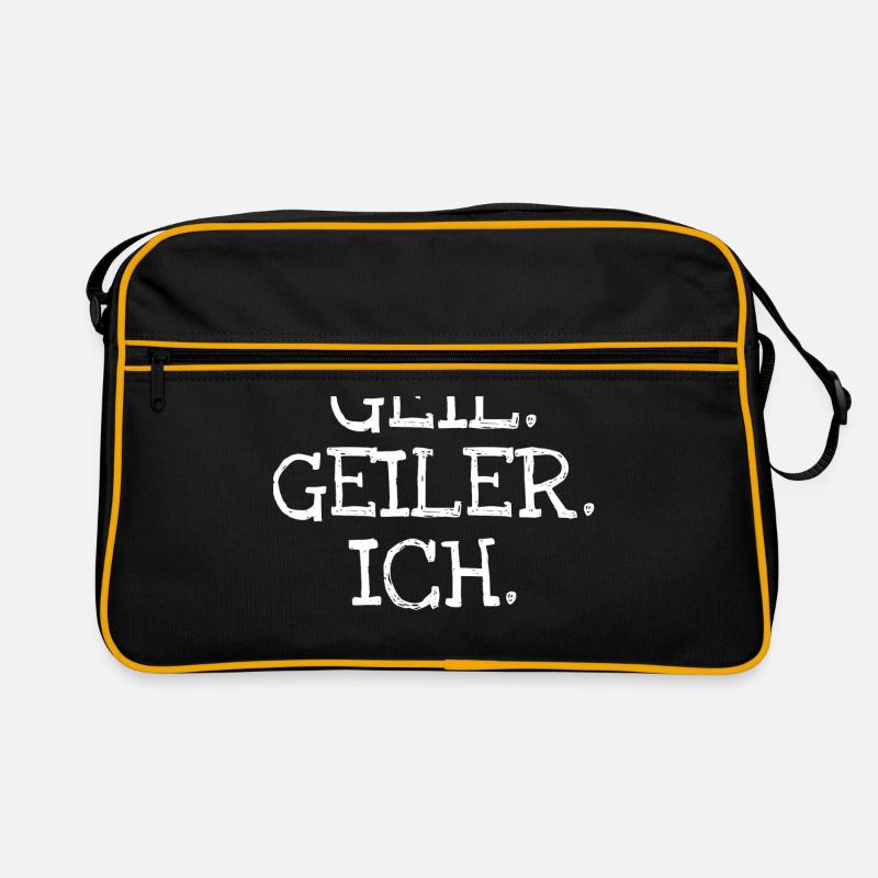 Geil Geiler Ich Retro Tasche