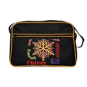 Winter multilingual E 53 - Retro Bag - black/gold - Front