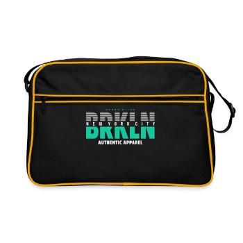 Brooklyn urban style - Retro Bag - black/gold - Front