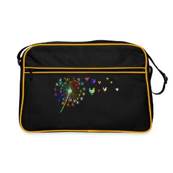 Landwirt - Retro Tasche - Schwarz/Gold - Vorne
