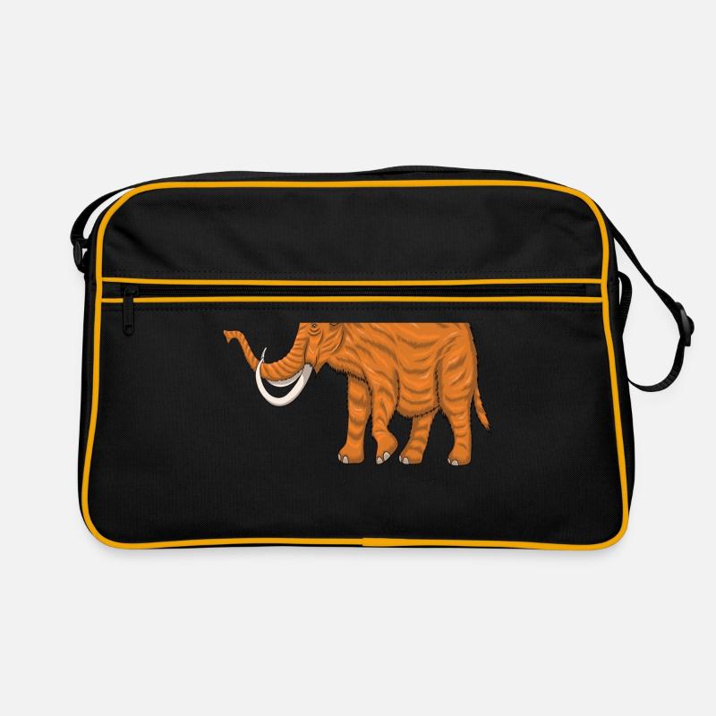 Mammut Ausgestorbener Elefant Geschenk Retro Tasche