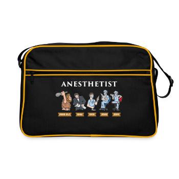 Evolution de l'anesthésiste - Sac Retro - noir/or - Devant