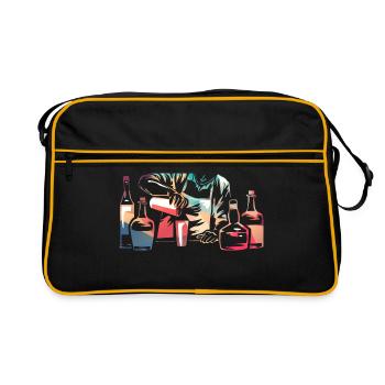 barkeeper - Retro Bag - black/gold - Front