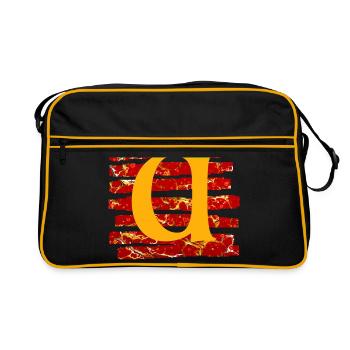 strips e 232 a - Retro Bag - black/gold - Front
