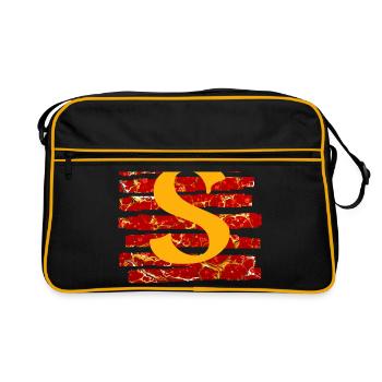Bande E 232 s - Sac Retro - noir/or - Devant