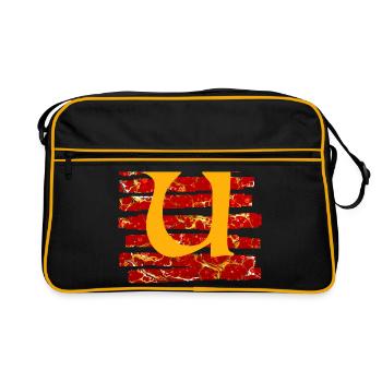 Bandes E 232 U - Sac Retro - noir/or - Devant