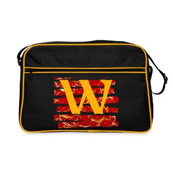 Bande E 232 W - Sac Retro - noir/or - Devant