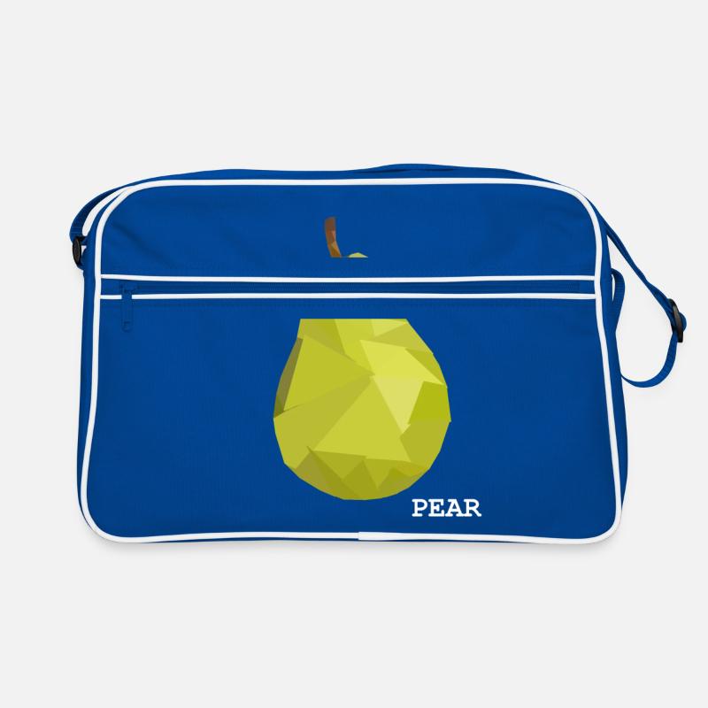 Pear - Triangle Pear for Fruit Lovers Retro Bag