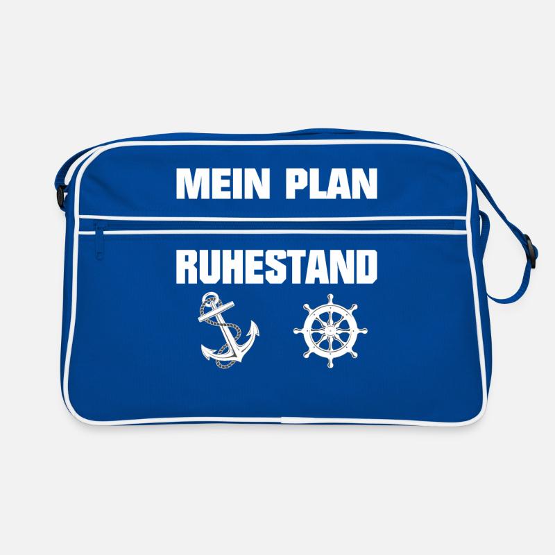 Ruhestand Boot Geschenk Ziel Retro Tasche
