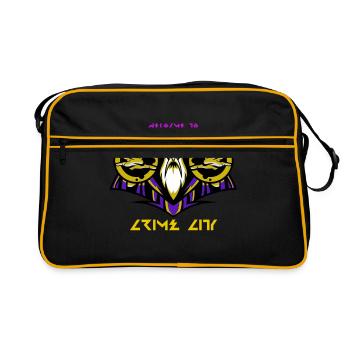 The Wizard - Retro Tasche - Schwarz/Gold - Vorne