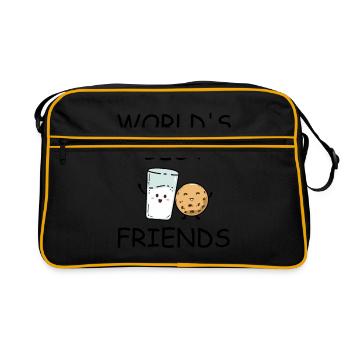 World’s best friends - Amitié - Sac Retro - noir/or - Devant