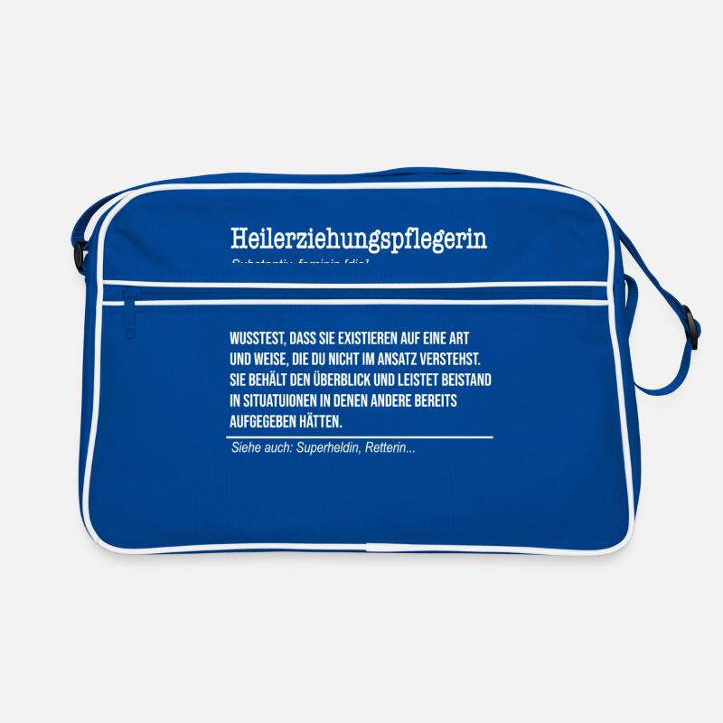 Heilerziehungspflegerin Definition Geschenk Retro Tasche