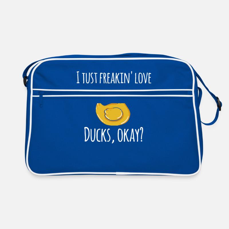 J'aime juste les canards, d'accord? Sac Retro