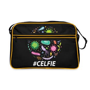 microbiology - Retro Bag - black/gold - Front