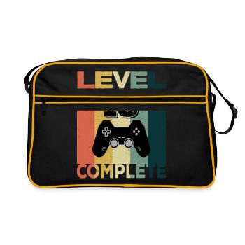 18th Birthday Young Man 2003 Level 18 Years Game - Retro Bag - black/gold - Front