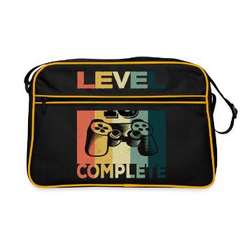 18th Birthday Young Man 2003 Level 18 Years Game - Retro Bag - black/gold - Front
