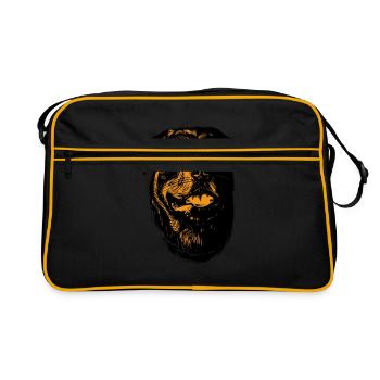 Rottweiler Dog Lover Dog Dog Dog - Retro Bag - black/gold - Front