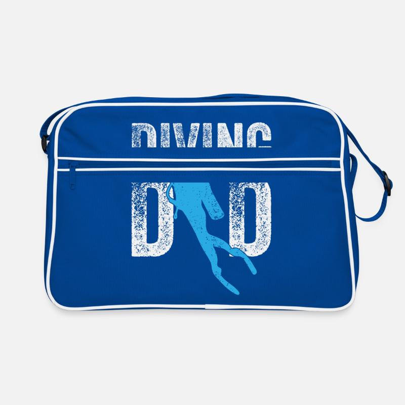 Diving Dad - Diver Father Swimming Snorkeling Retro Bag