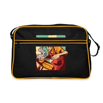 Barbecue homme Barbecue - Sac Retro - noir/or - Devant