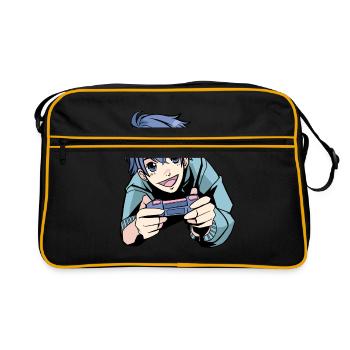 Brawlen Play Brawl Gamer Gaming Game - Retro Bag - black/gold - Front