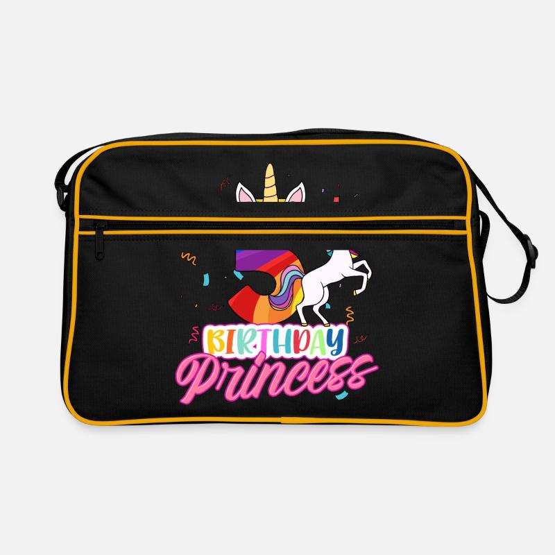 5. Geburtstag Mädchen Retro Tasche