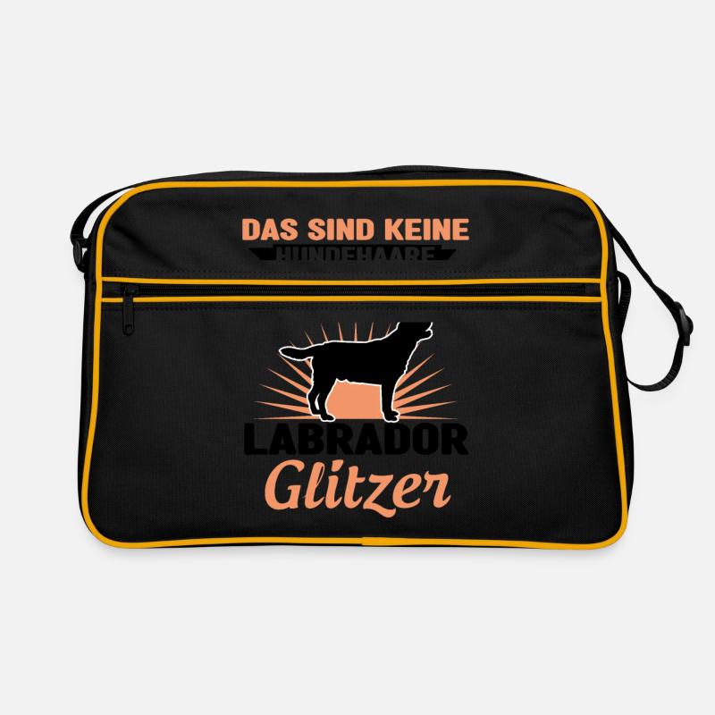 Das Sind Keine Hundehaare Das Ist Labrador Glitze Retro Tasche
