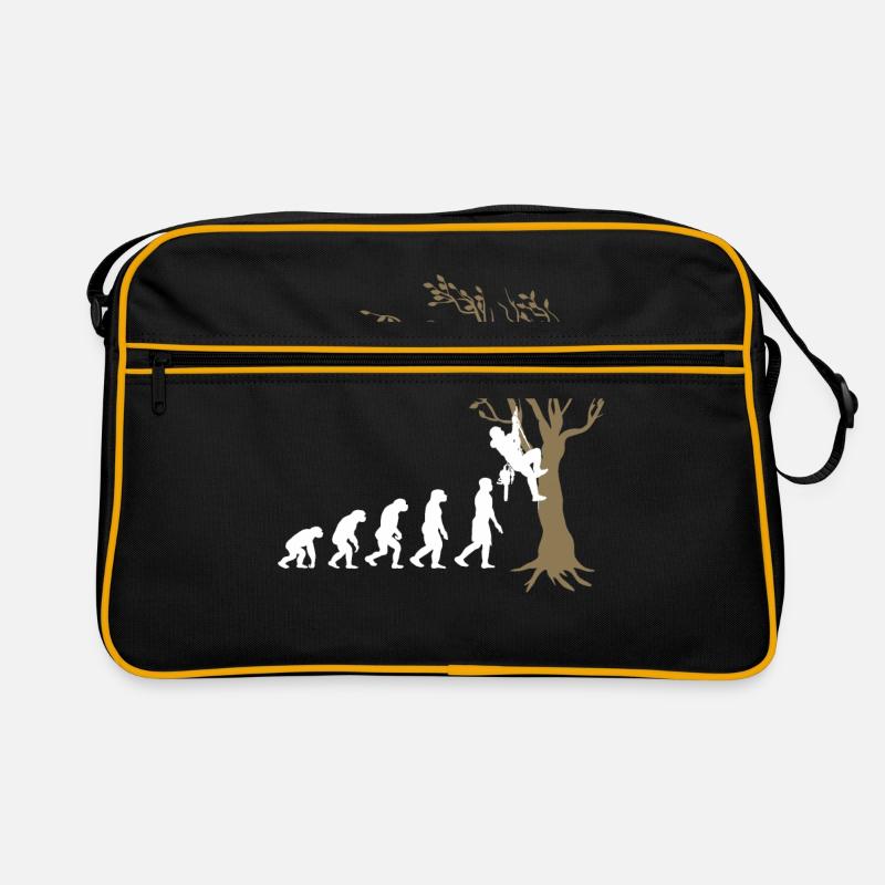 Drôle de cadeau de tronçonneuse panda Sac Retro