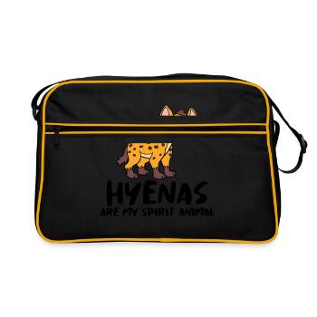 Hyène - Sac Retro - noir/or - Devant