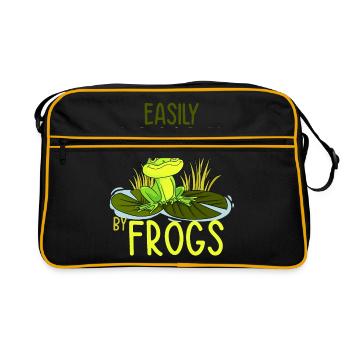 Grenouille - Sac Retro - noir/or - Devant