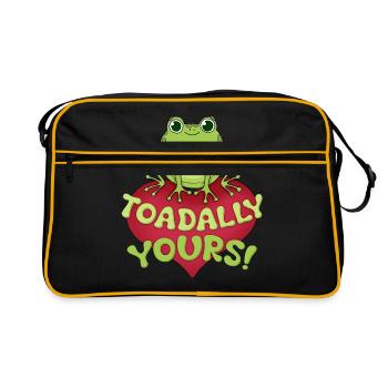 Grenouille - Sac Retro - noir/or - Devant