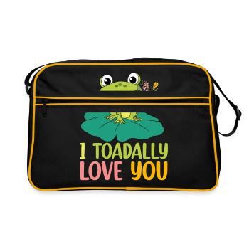 Grenouille - Sac Retro - noir/or - Devant